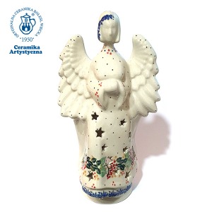 [아티스티나] 폴란드 천사 기도 캔들홀더(C68) /캔들촛대/아로마램프/도자기촛대/조명