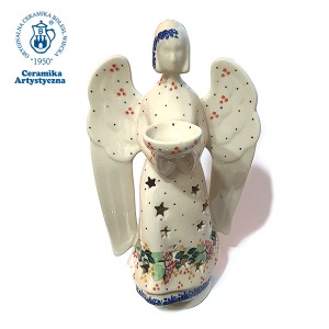 [아티스티나] 폴란드 천사 성수 캔들홀더(C69) /캔들촛대/아로마램프/도자기촛대/조명